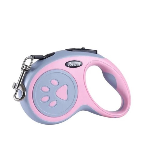 რულეტი Pet dog Paw ვარდისფერი 5მ