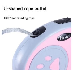 რულეტი Pet dog Paw ცისფერი 5მ