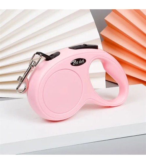 რულეტი Pet dog Utter L ვარდისფერი 5მ