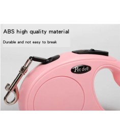 რულეტი Pet dog Utter L ვარდისფერი 5მ