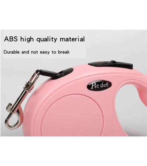 რულეტი Pet dog Utter L ვარდისფერი 5მ