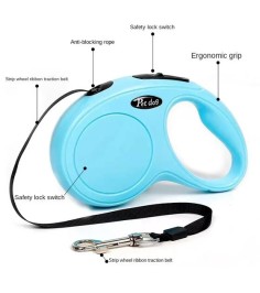 რულეტი Pet dog Utter S ლურჯი 3მ