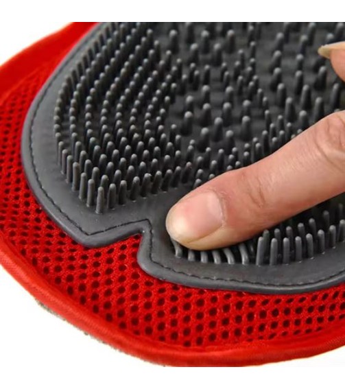 ჯაგრისი ხელთათმანი HIYOOO HYPG03 წითელი